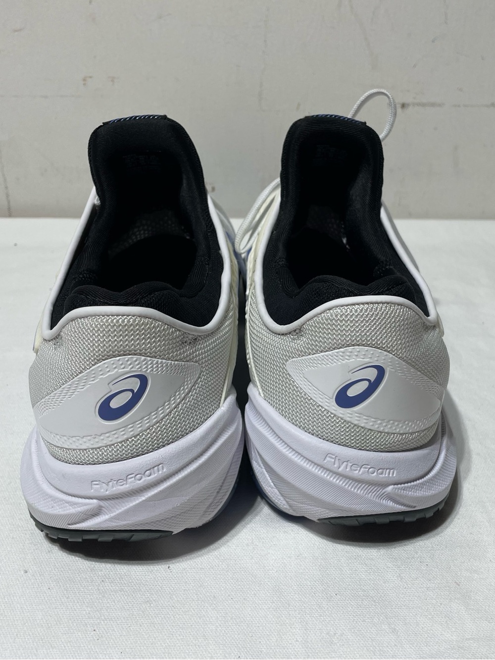 ASICS Gel Resolution 9 Tennis Shoes Mens 11.5 White Blue 1041A370 FlyteFoam - Picture 10 of 16
